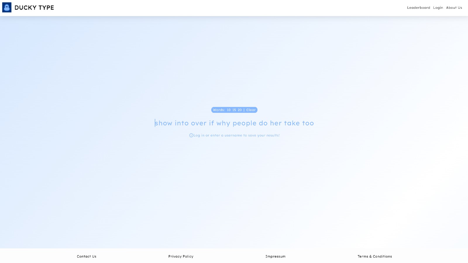 DuckyType Screenshot